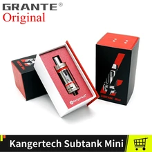 Original Kangertech Subtank Mini Atomizer Tanks With Kanger Subtank Mini Plus RBA OCC Coils 4.5ml Vape Tank Vaporizer Kanger Original Kangertech Subtank Mini Atomizer Tanks With Kanger Subtank Mini Plus RBA OCC Coils 4.5ml Vape Tank Vaporizer Kanger