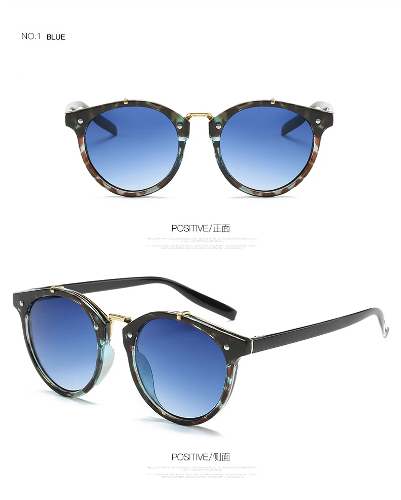 AORON роскошные круглые солнцезащитные очки для женщин, фирменный дизайн, кошачий глаз, Ретро стиль, без оправы, зеркальные солнцезащитные очки для женщин, zonnebril dames