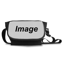 FORUDESIGNS/сумка-мессенджер на заказ с собственным изображением, 14 дюймов, Холщовая Сумка через плечо для женщин и мужчин, большая сумка для путешествий