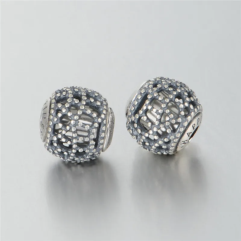 Подходит для Pandora Essence браслеты счастье бусины 925 серебряные ювелирные изделия, подвески-талисманы