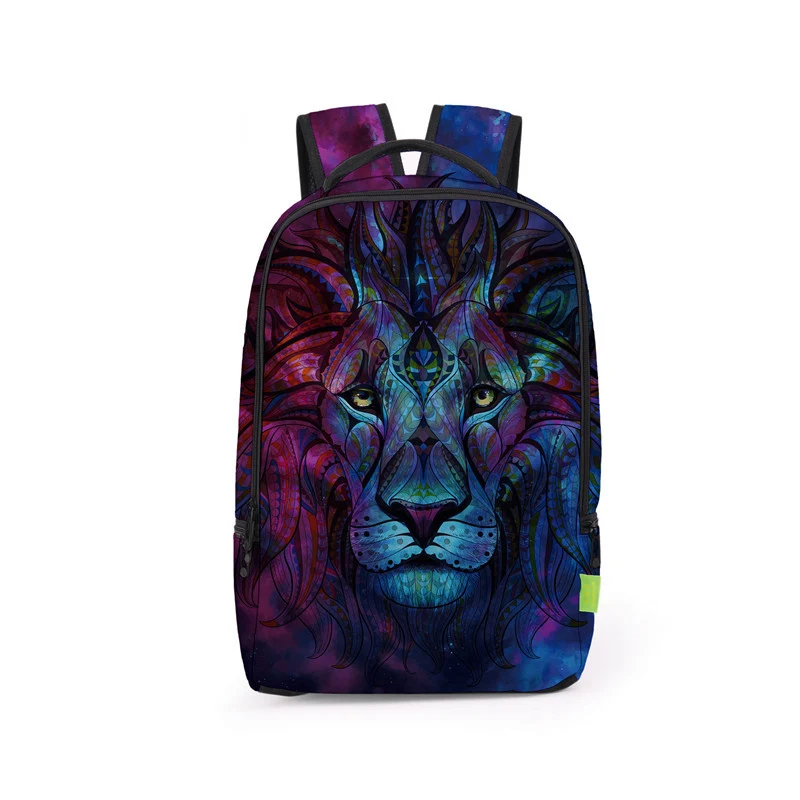 

Lion Printed Backpacks for Teenage Student School Bags Children Leisure Travel Shoulder Schoolbags Boys Girls Book Bag Mochila