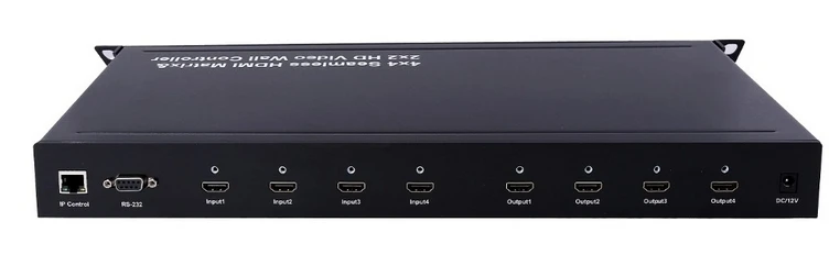 4x4 бесшовная HDMI матрица и 2x2 видео настенный контроллер HDMI бесшовный матричный видео дисплей