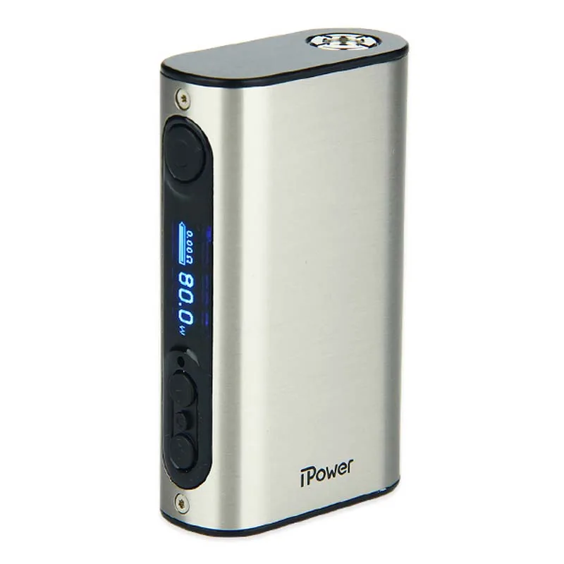 Billig 100% Original Eleaf iPower 80 W MOD mit 5000 mah Eingebaute Batterie Temperatur Control Box Mod neue firmware Smart modus verdampfer