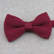 10 шт./лот) ЧЕЛОВЕК вязаный галстук-бабочка/30 видов чистый цвет можно выбрать/Последняя мода стиль хлопка конструкции бабочкой