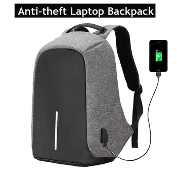 

Laptop Backpack 15.6 Inch Anti-theft Travel Daypack Business Laptop School Bookbag with USB Charging Port Water Resistent Bag