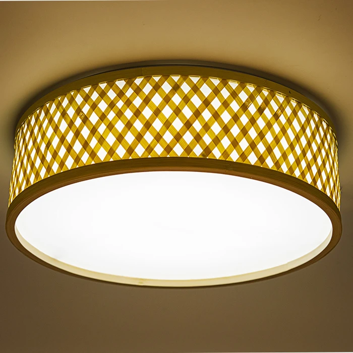 竹ラウンド Led シーリングランプシンプルな中国のリビングルームの寝室のランプバルコニーの通路畳手作り竹ランプ Ya7261 Ceiling Lamp Led Ceiling Lampchinese Ceiling Lamp Aliexpress