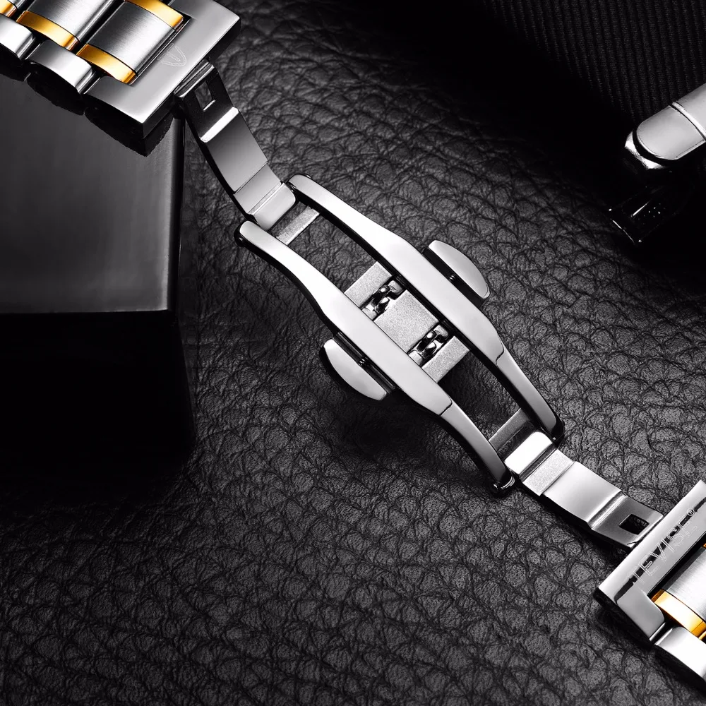 TEVISE التلقائي ساعات آلية الرجال الذاتي الرياح السيارات تاريخ أسبوع توربيون الفضة الفولاذ المقاوم للصدأ مضيئة المعصم T803A TEVISE التلقائي ساعات آلية الرجال الذاتي الرياح السيارات تاريخ أسبوع توربيون الفضة الفولاذ المقاوم للصدأ مضيئة المعصم T803A