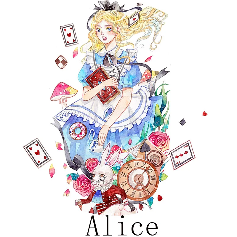 

40mm wide Alice in Wonderland decoration washi tape DIY planner scrapbooking masking tape escolar