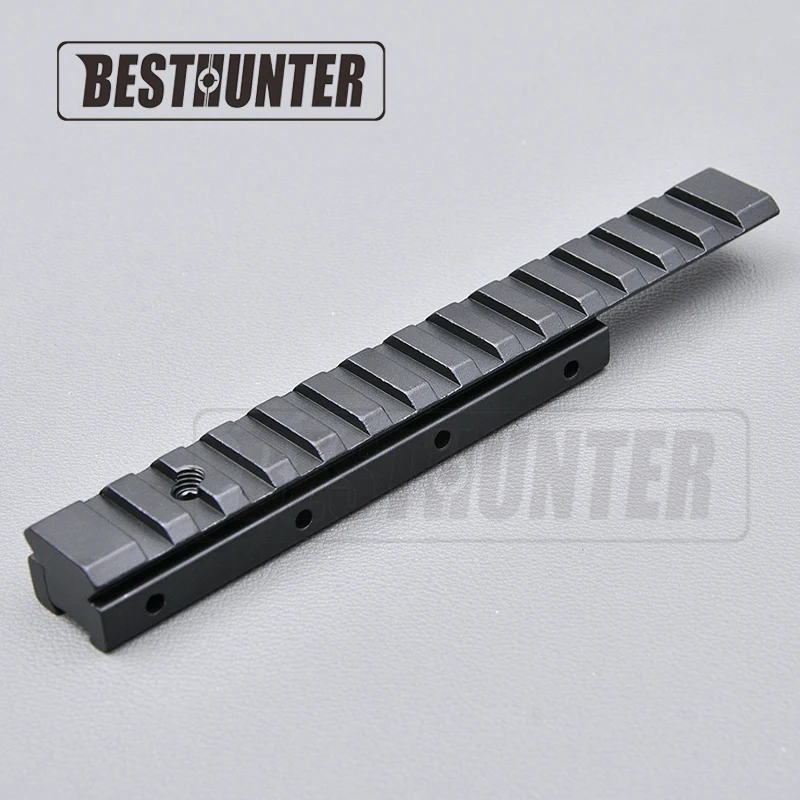 11mm To 20mm Dovetail To Picatinny Rail Riser Mount Adapter For Scope