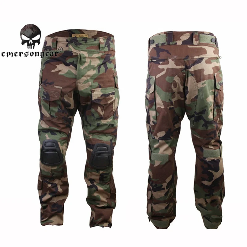 Emerson G3 Tactical Pants Combat Integrated Training Pants Knee Pads Airsoft Military Hunting Trousers Paintball Clothes EM7044
