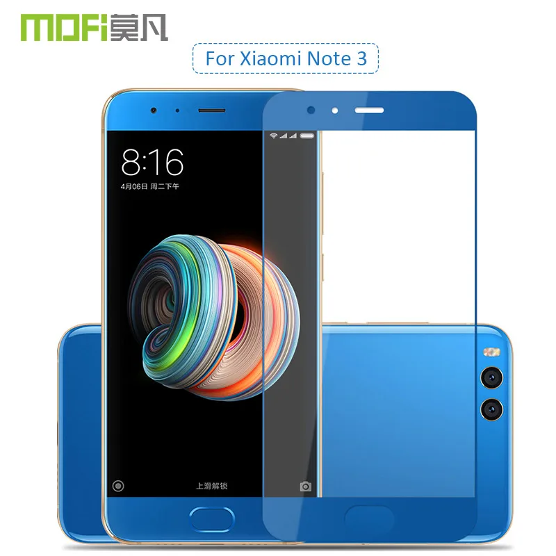 Для Xiaomi Mi Note 3 закаленное стекло MOFI пленка 2.5D Закаленное для Note3 полное покрытие