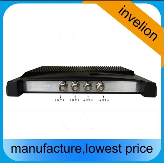 

2016 invelion 860-960mhz 4 ports Impinj R2000 Chip UHF RFID Reader working with mat floor antenna for timing system