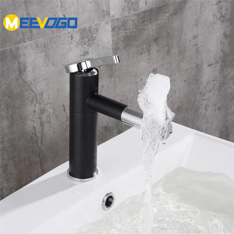 MEEVOGO New Euro Style Antique Basin Faucets Bathroom Sink Mixer Taps Cold&ampHot Water Single Hole SLTC32 | Обустройство дома