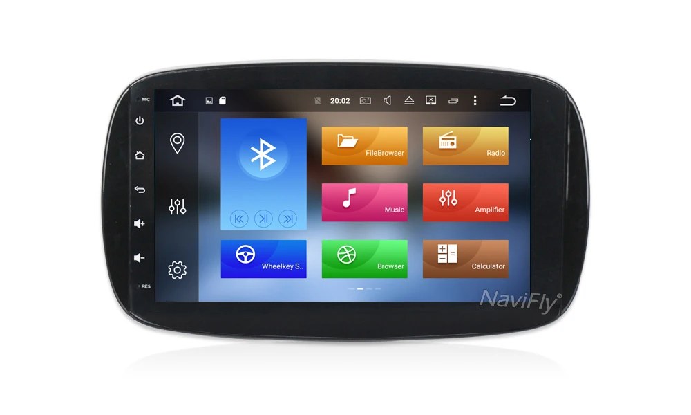 Excellent NaviFly 4G+32G Android 8.0 car multimedia Radio for Mercedes Benz Smart Fortwo 2016 2017 2018 with WIFI mirror link BT RDS 9
