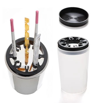 

ELECOOL 1Pcs Professional Nail Pen Cleaner Cup Washing Water Container Tools Carving Crystal Nail Art Accessories