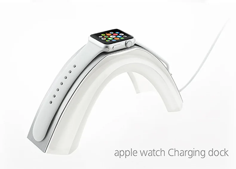 Подставка для зарядки NewBridge держатель iWatch из алюминиевого сплава док станция Arc