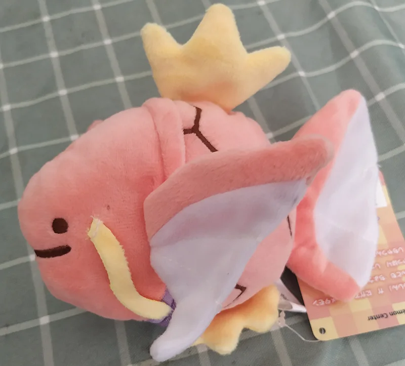 Magikarp 2 стороны карман животное Ditto плюшевый брелок передача Пикачу чармандер Magikarp Bulbasaur Мягкие плюшевые игрушечные куклы подарок SA1867 - Цвет: Magikarp