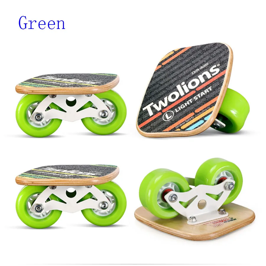 Twolions Wood Drift Board For Freeline Roller Road Drift Skates Antislip Skateboard Deck Freeline Skates Wakeboard