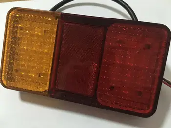 

1 Pair 12V 40 LED truck Rear lights car Tail Lights, Trailer Stop Indicator Lamp Van Bus lorry camper caravan lights E11