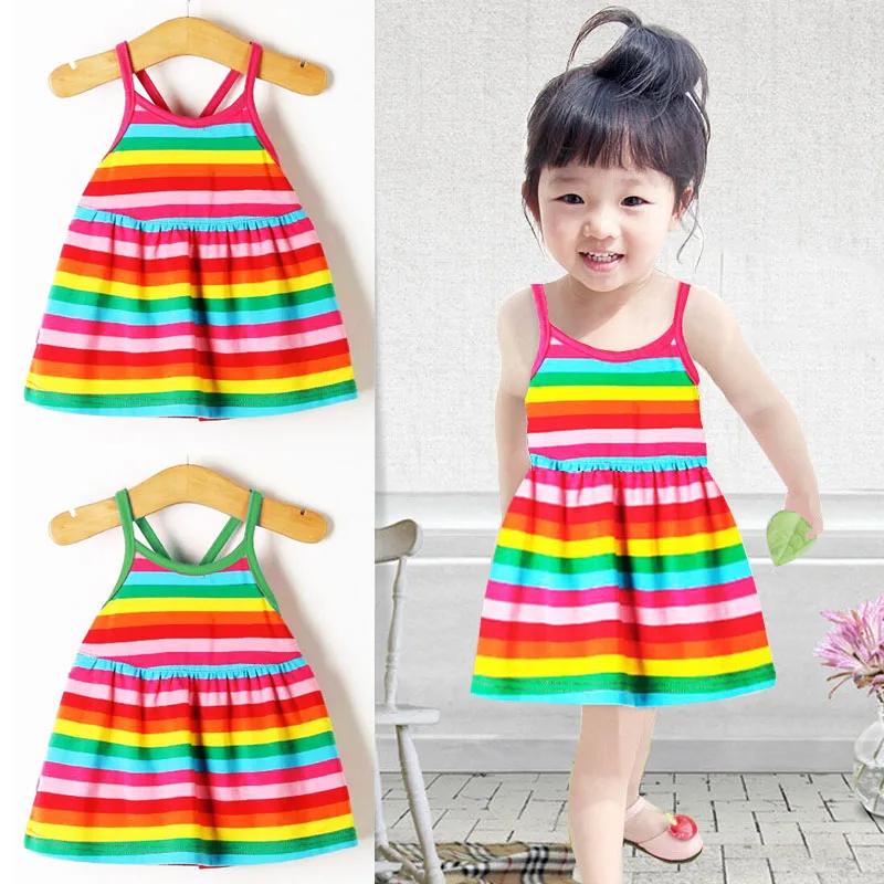 

New Cotton Baby girl Dress summer girls dresses Cute infantile Dress for 6M-3Y baby girl clothing