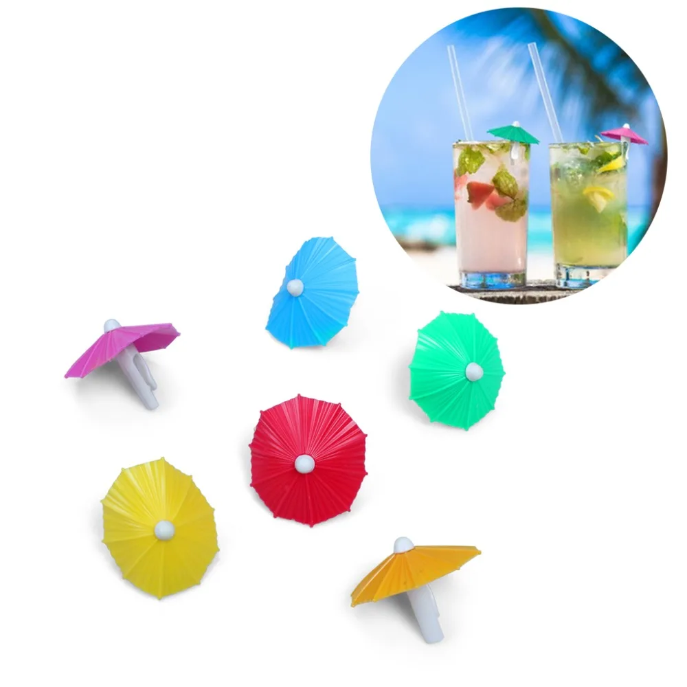 2Sets Umbrella Shaped Drink Markers Clip Bar Cocktail DecorationsTool For Beveragesin Cocktail