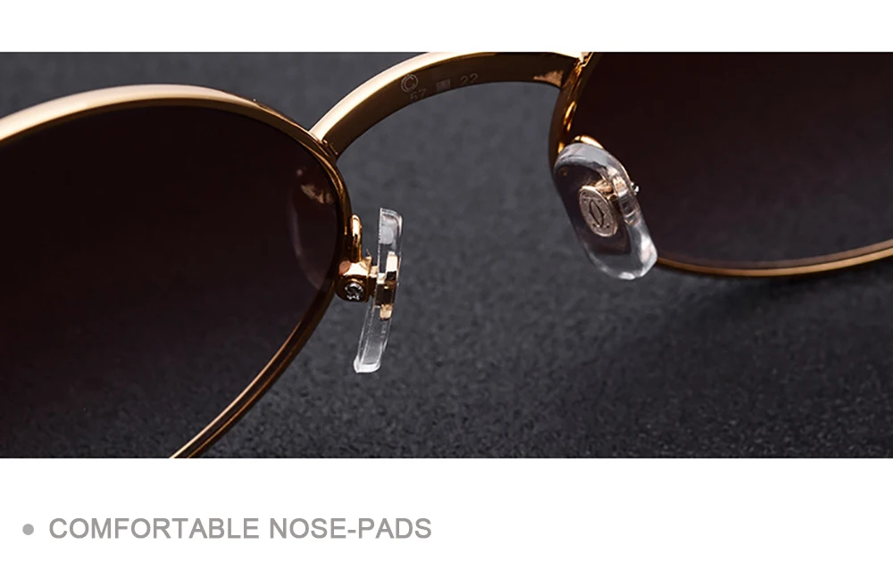 Высокое качество круглые винтажные Ретро Металлические поляризованные солнцезащитные очки для мужчин модные брендовые дизайнерские роскошные солнцезащитные очки без оправы