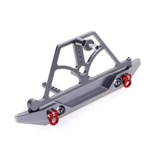 1/10 Rock Crawler Car Axail SCX10 Rear Bumper with Spare Tire Rack Winch Hook 100% brand new and high quality Easy to install