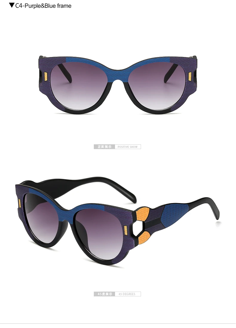 Винтаж солнцезащитные очки Для женщин градиент с цветочным узором 90 s солнцезащитные очки для женщин от Стиль солнцезащитные очки в стиле ретро для Для женщин женские Femininos оттенки UV400