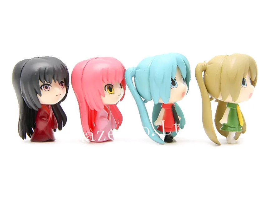 

4pcs/Set Hatsune Miku Resin Cute Figure Figurine Toy Home Decor