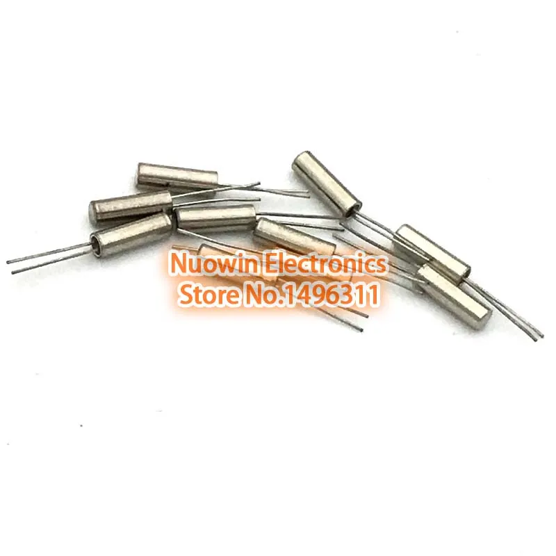 

50pcs 2*6 32.768KHz Error 20ppm 12.5pF Cylinder quartz resonator