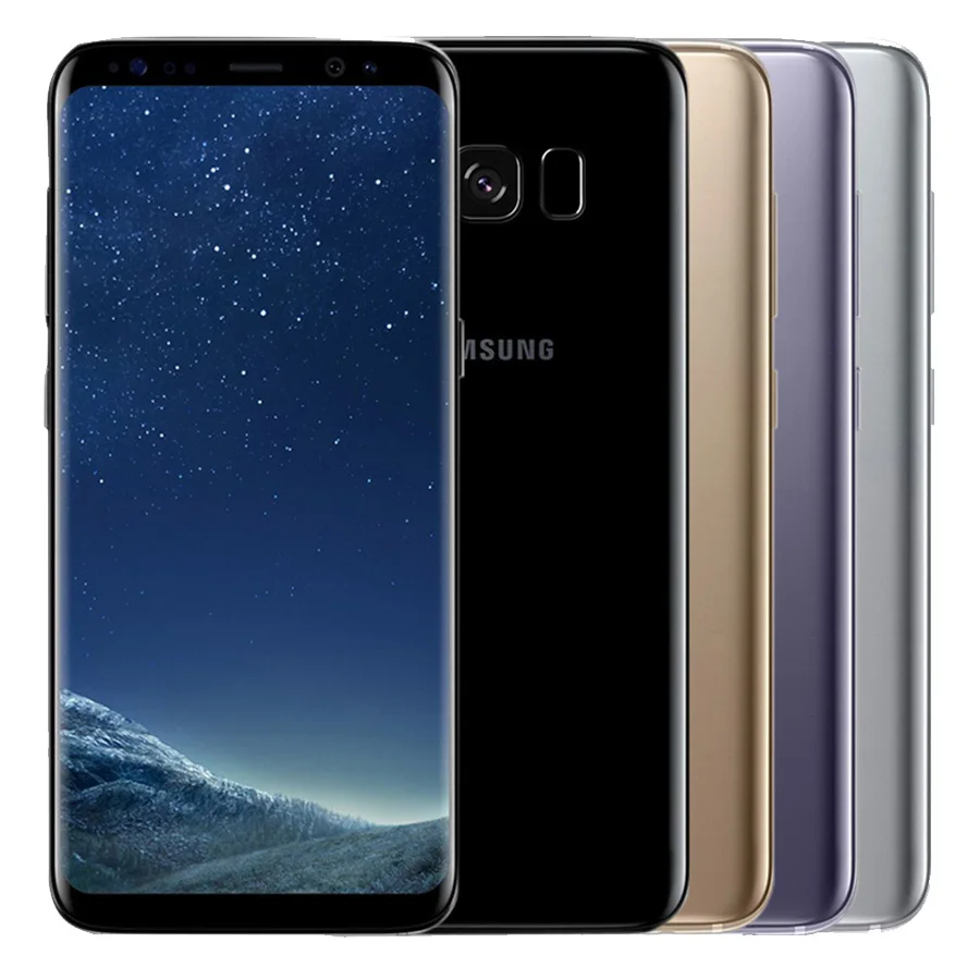  Original Unlocked Samsung Galaxy S8 4GB RAM 64GB ROM Octa Core 4G LTE Mobile Phone 5.8 inch 12MP Sm