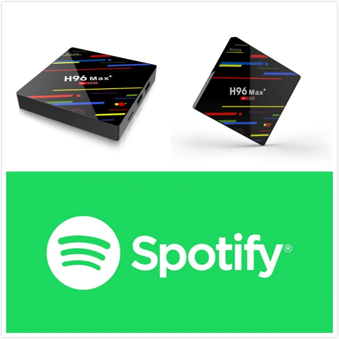 H96 MAX + Android 7,1 с 1 год Spotify Premium подписка аккаунт работает на всех устройств set top box Media Player - изображение