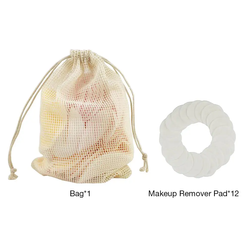 12PCS Makeup Remover Pads 8CM Diameter 2-layer Bamboo Fiber Makeup Remover Washable Makeup Cotton for Wash Face Skin Cleaning 12PCS Makeup Remover Pads 8CM Diameter 2-layer Bamboo Fiber Makeup Remover Washable Makeup Cotton for Wash Face Skin Cleaning