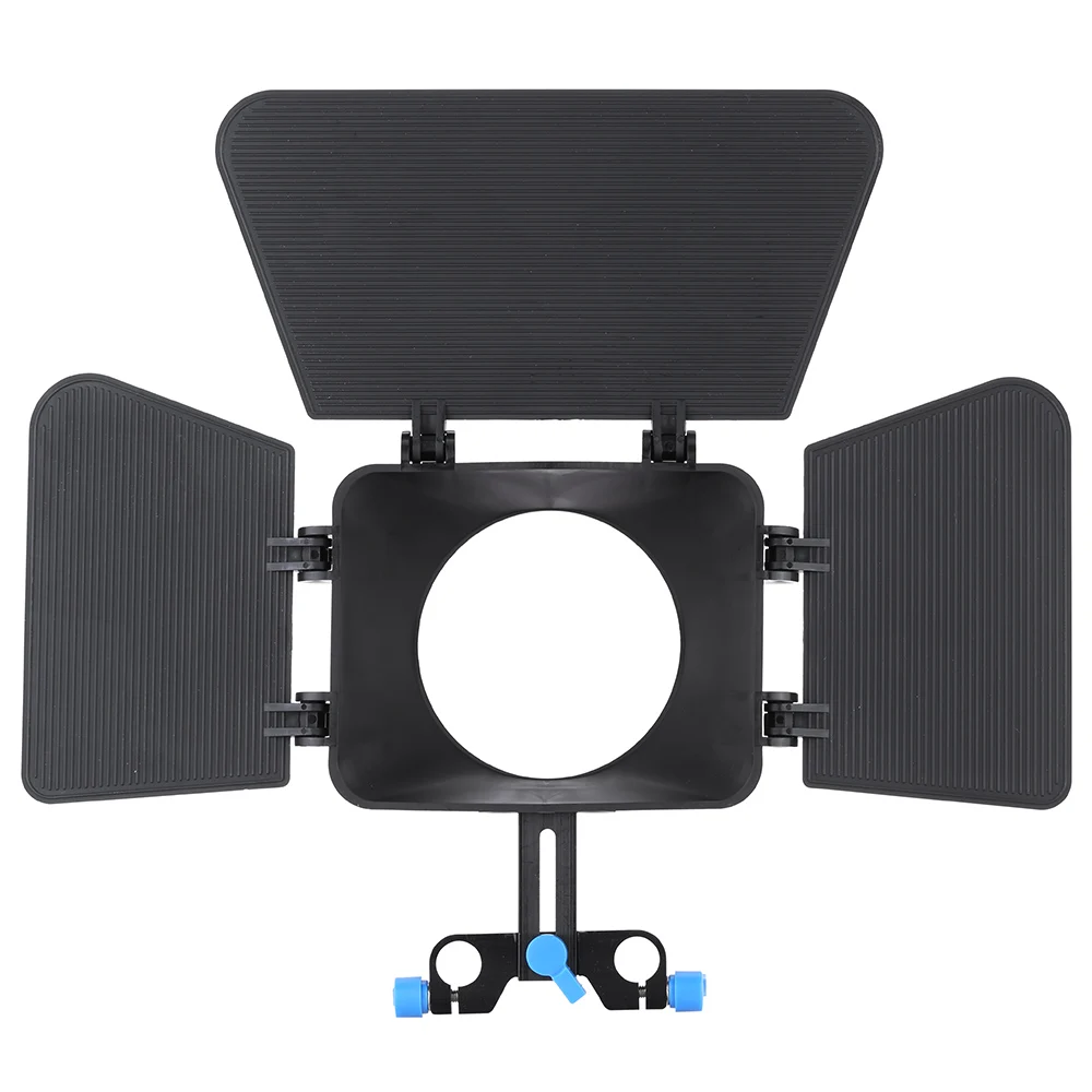 

Matte Box Camshade for 15mm Rail Rod Follow Focus Rig Cage Movie Kit for Nikon Canon DSLR Camera Camcorder DVR DV Recorder