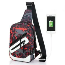 Граффити печати для мужчин слинг мешок повседневное Лето поясная сумка подросток открытый ежедневно один Наплечная Сумка на ремне для