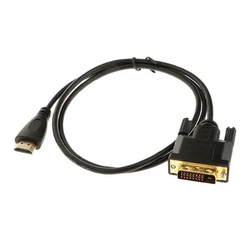 

1M Ultra-fine Line HDMI to DVI DVI to HDMI FULL HD High Speed Cable Drop Shipping HDMI cable HDMI 0508