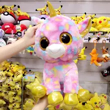 Cute Slick Fox Plush Toys 18cm Ty Plush Animals Big Eyes Eyed Stuffed Animal Soft
