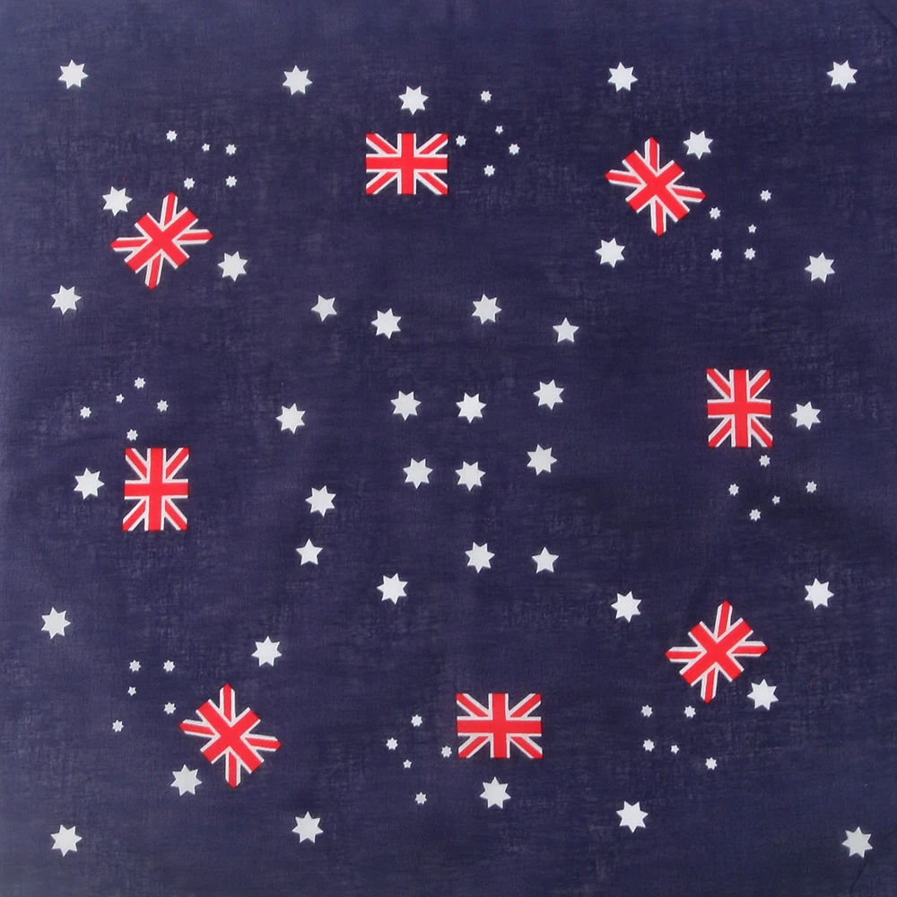 

WINFOX New Hip Hop Cotton Navy Australia Flag Bandana For Women Men