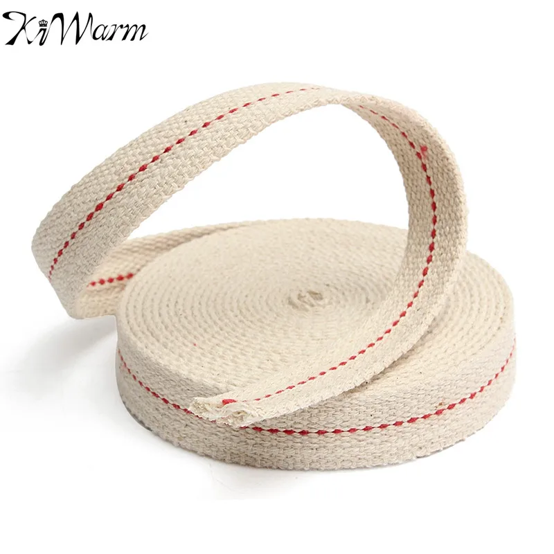 KiWarm 4 5 м * 2 см плоская хлопковая масляная лампа фитиль для керосиновой печи