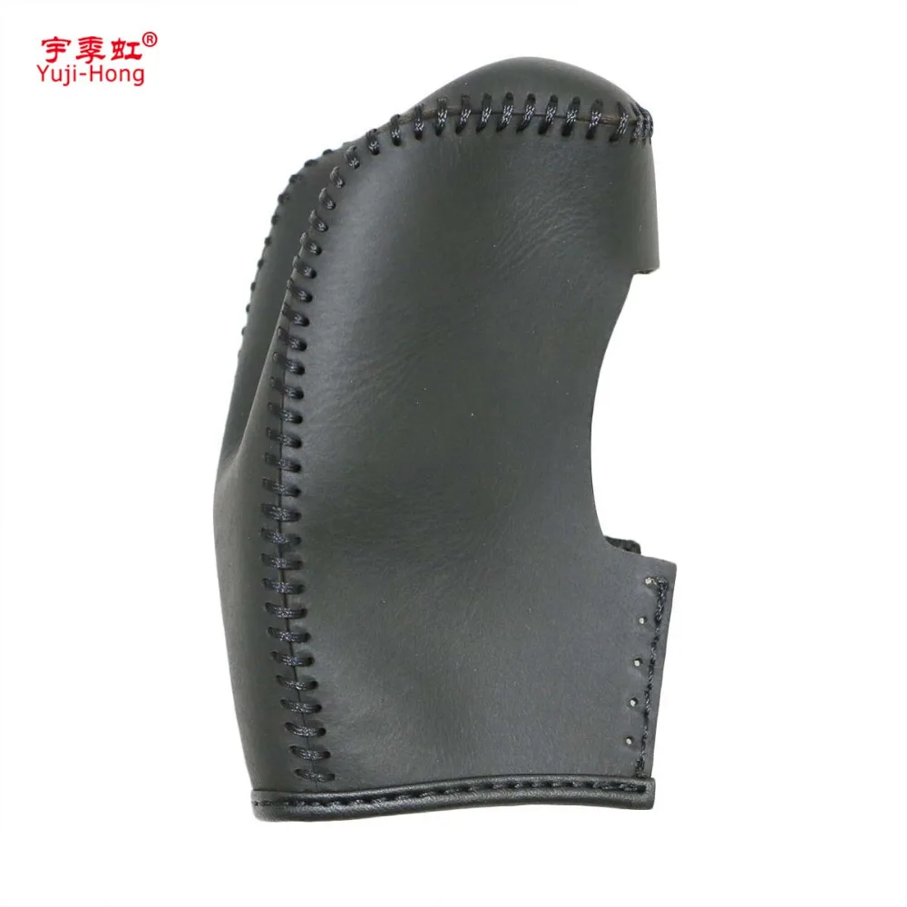 Yuji-Hong Car Gear Covers Case for Volvo XC60 09-12 Automatic Gear Shift Collars Genuine Leather Auto Cover Hand-stitched