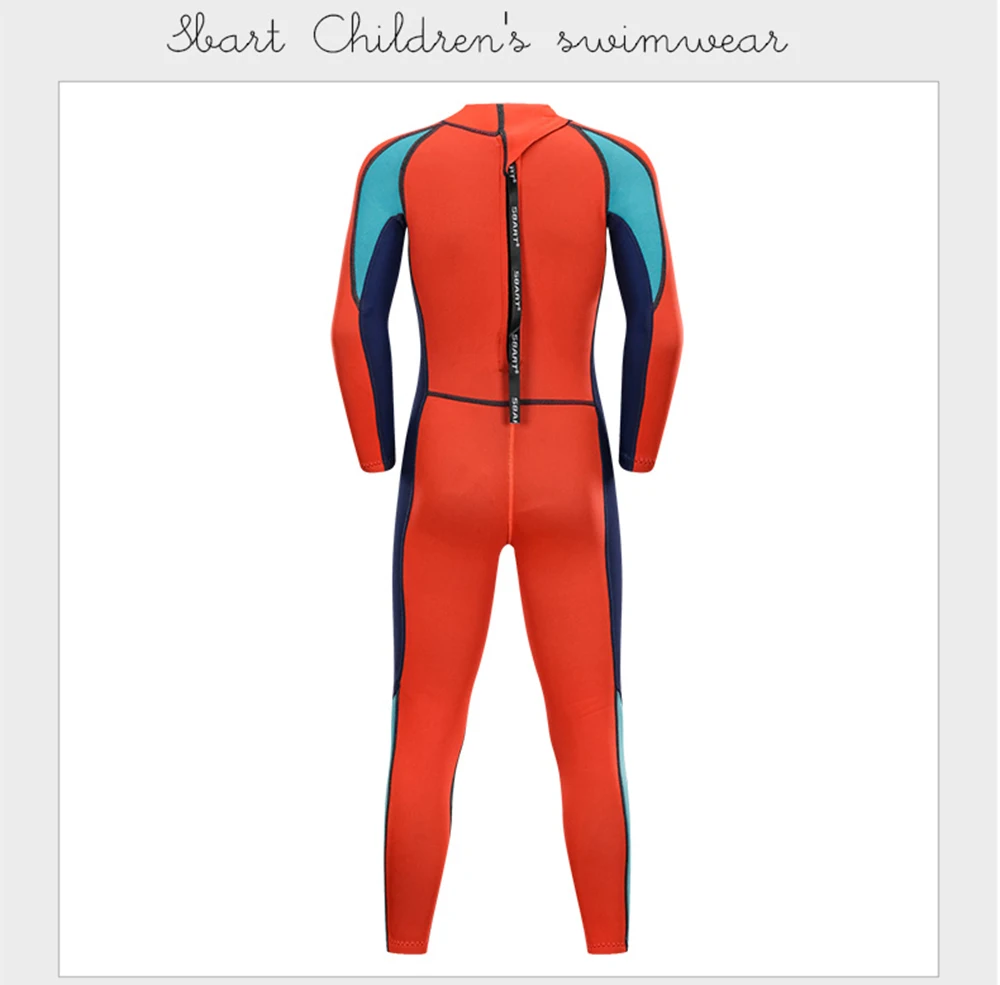 Неопреновые Детские гидрокостюмы с длинными рукавами, костюмы для дайвинга для мальчиков/девочек, детские рашгарды, цельные детские костюмы для серфинга и плавания