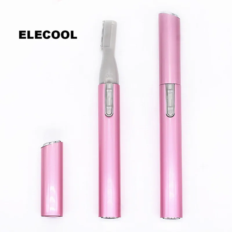 

ELECOOL Mini Female Epilator Electric Eyebrow Trimmer With Eyebrow Comb Brush Face Eyebrow Hair Shaver Razor Makeup Beauty Tools