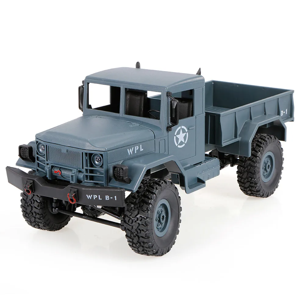 Радиоуправляемый автомобиль 1/16 2 4G 4WD внедорожный Военный грузовик гусеничный