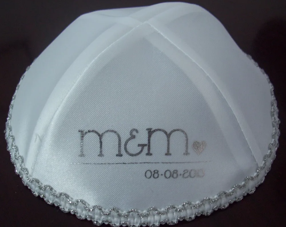 

Personalized Logo Kippah,Skull Caps, Kippot, Yarmulkes UNDER ENQUIRY
