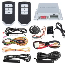 Smart car alarm kit PKE psssive keyless система входа с дистанционным запуском двигателя и кнопка запуска, сенсорный ввод пароля резервного копирования
