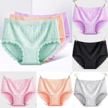 

underpants women cotton Women's Sexy Lingerie Soild Color Open Thong Panties G-Pants Lingerie Pajamas culotte menstruelle