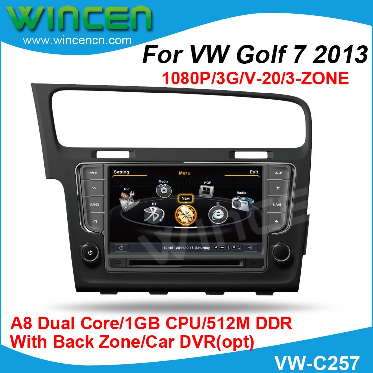 

S100 8" Car DVD GPS Player for VW Golf 7 Car Radio for Golf 7 Car Audio for Golf 7 Car Navigation for Golf 7
