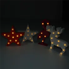 3D Star Cloud Crown Unicorn LED Night Lights Party Props Children Gifts Table Lamp Kids Room Decoration Bedroom Home Decor