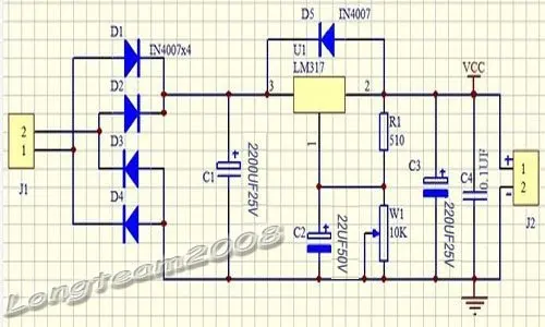 Электронный DIY kit LM317 Регулируемый источник питания со стабилизированным напряжением szsp14