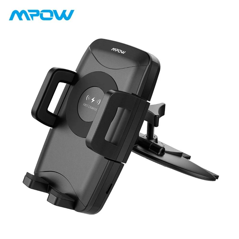 Mpow Qi Wireless ladegerät Universal Chargable Auto Telefon Stehen 3 Lade  Powers CD Slot Auto Telefon Stehen Qi Drahtlose Auto  ladegerät|Kfz-Ladegeräte| - AliExpress